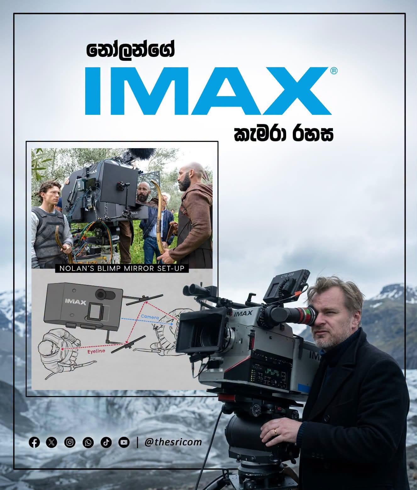 Christopher Nolanගේ IMAX කැමරා රහස
