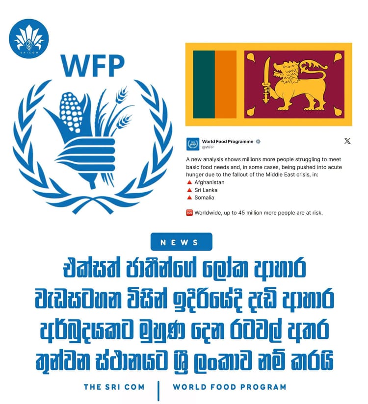 Sri Lanka ranks third among countries most severely affected by the Middle East crisis