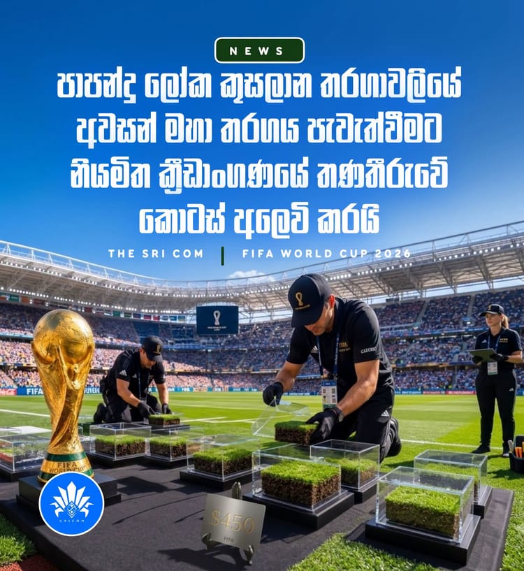 FIFA sells pieces of World Cup final stadium grass for 450 dollars