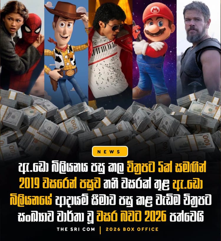 2026 sees five movies cross 1 billion mark at global box office, the most since 2019